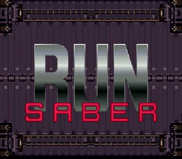 Run Saber (USA) screen shot title